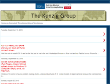 Tablet Screenshot of kenzig.com